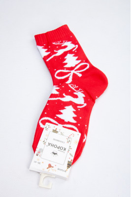 Шкарпетки жіночі новорічні кашемір